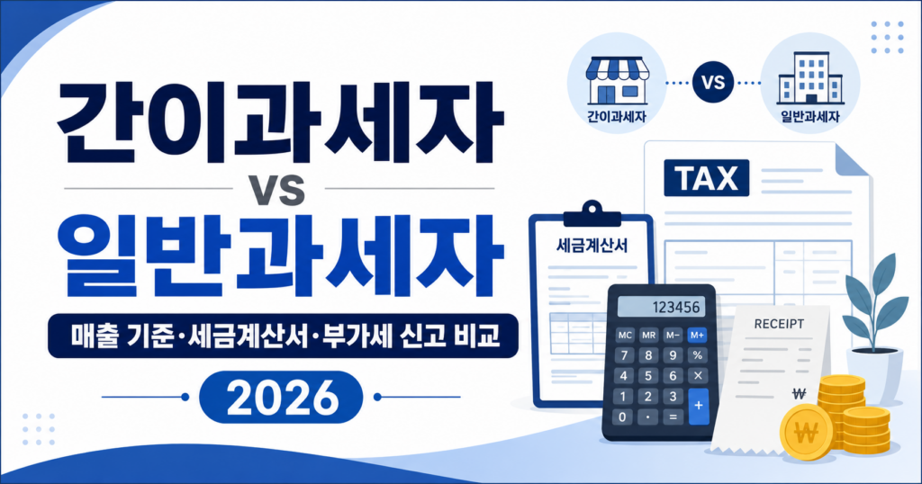간이과세자와 일반과세자 차이